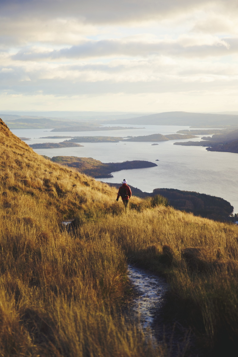 Ben Lomond hiker